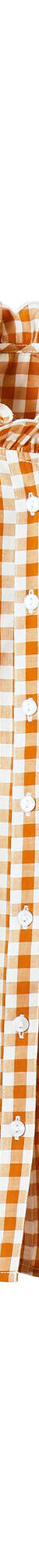 Chemisier col volanté, vichy (noisette / écru) Chemisier col volanté, vichy (noisette / écru)